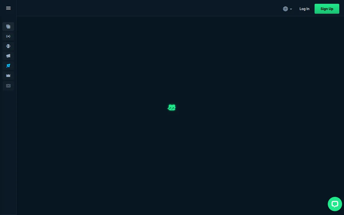 Screenshot: BetPanda game lobby