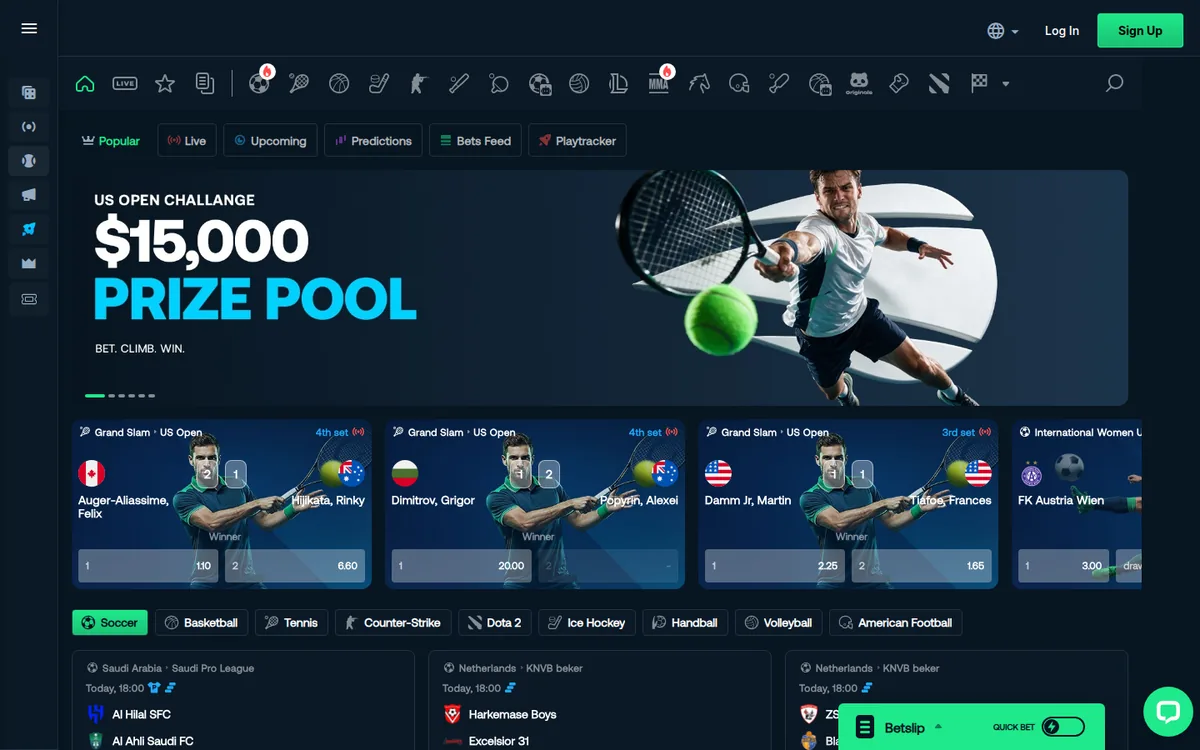 Screenshot: BetPanda sportsbook